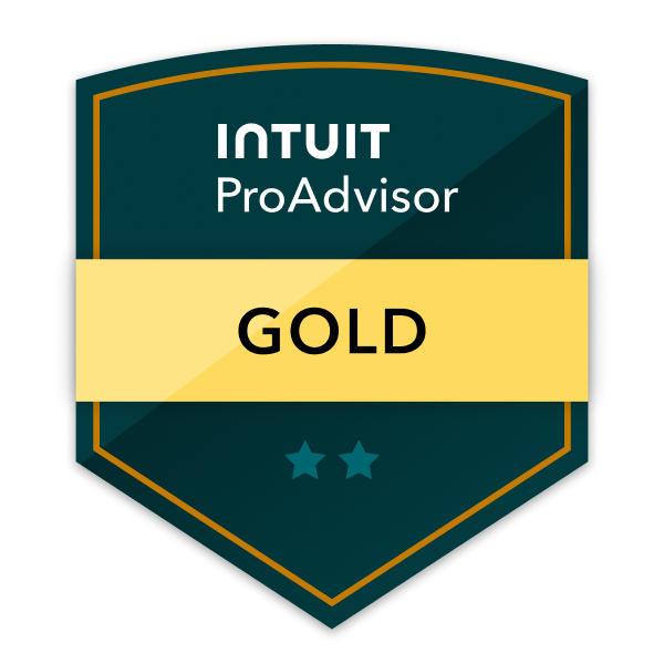 Intuit ProAdvisor Gold tier badge